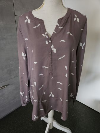Bluse Soyaconcept taupe gemustert guter Zustand