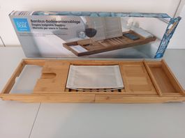 Pont de baignoire extensible en bambou Easy Home neuf