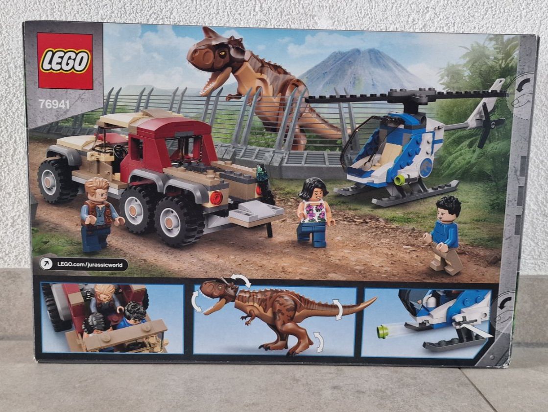 Lego Kit di costruzioni: Lego 76941 Jurassic World Carnotaurus Dinosaur Chase – Nuovo e nell'imballaggio originale da Echichens venduto da aegis0129 1
