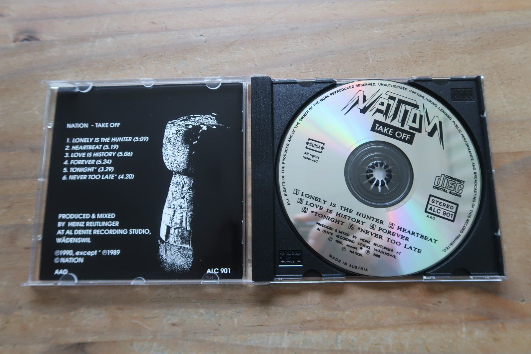 CDs: NATION - TAKE OFF - SWISS MELODIC ROCK AOR - CD – D'occasion à Basel par Patiscat 3