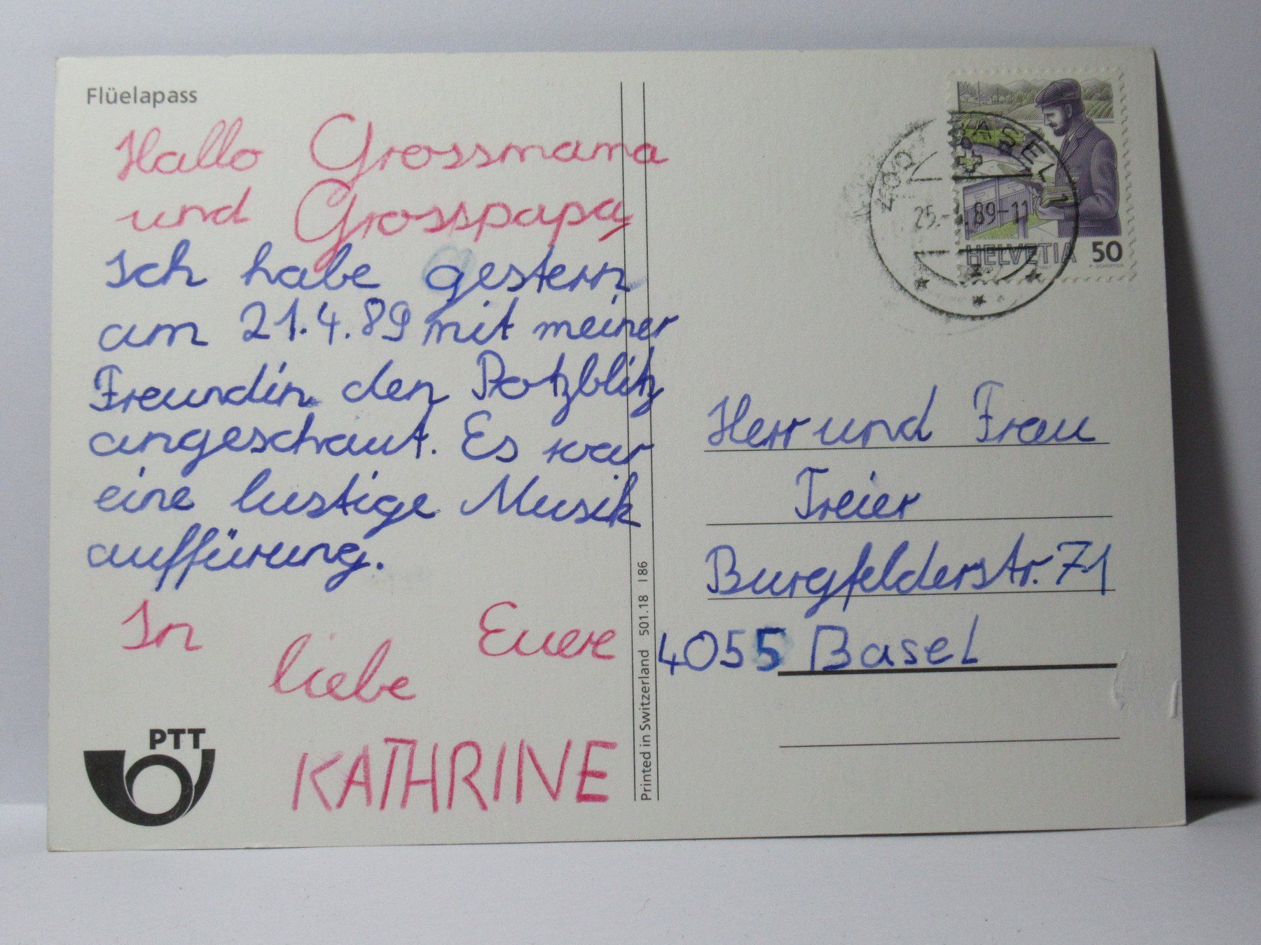 Cartes postales: Flüelapass , Postauto , Hotel – D'occasion à Grenchen par frechri 1
