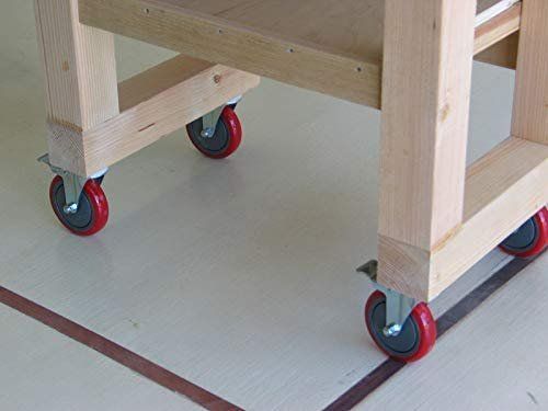 Altro per stoccaggio & trasporto: Möbelrollen Schwerlast mit 2 Bremsen - 100mm 600KG – Nuovo e nell'imballaggio originale da Nuglar venduto da SaleRitter 7