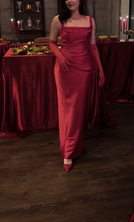 BabyBoo Rotes langes Kleid, Grösse XL
