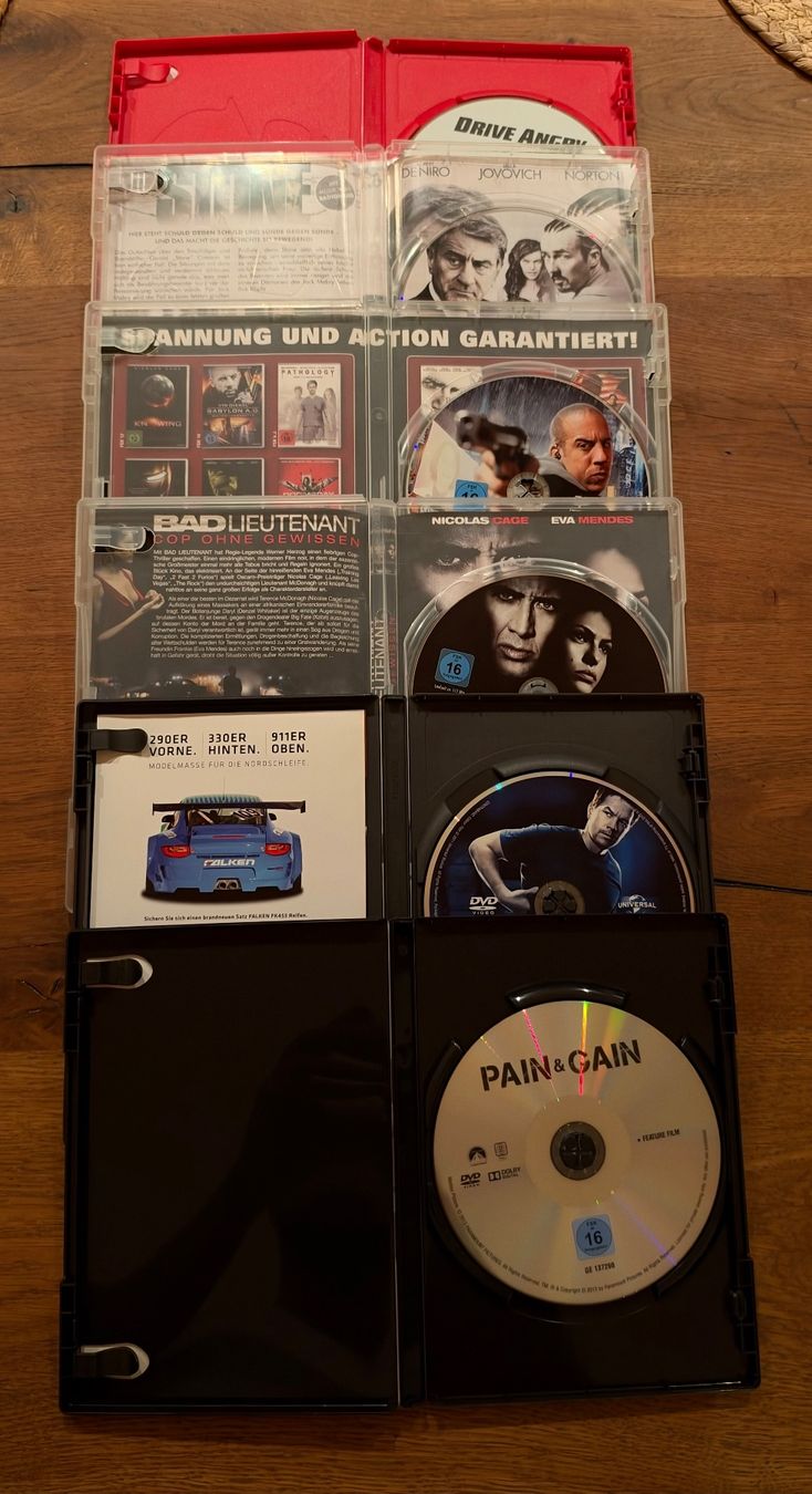 Tutti i DVDs: 6 Action-Filme auf DVD – Usato da Alpnach Dorf venduto da ben_zb29 2