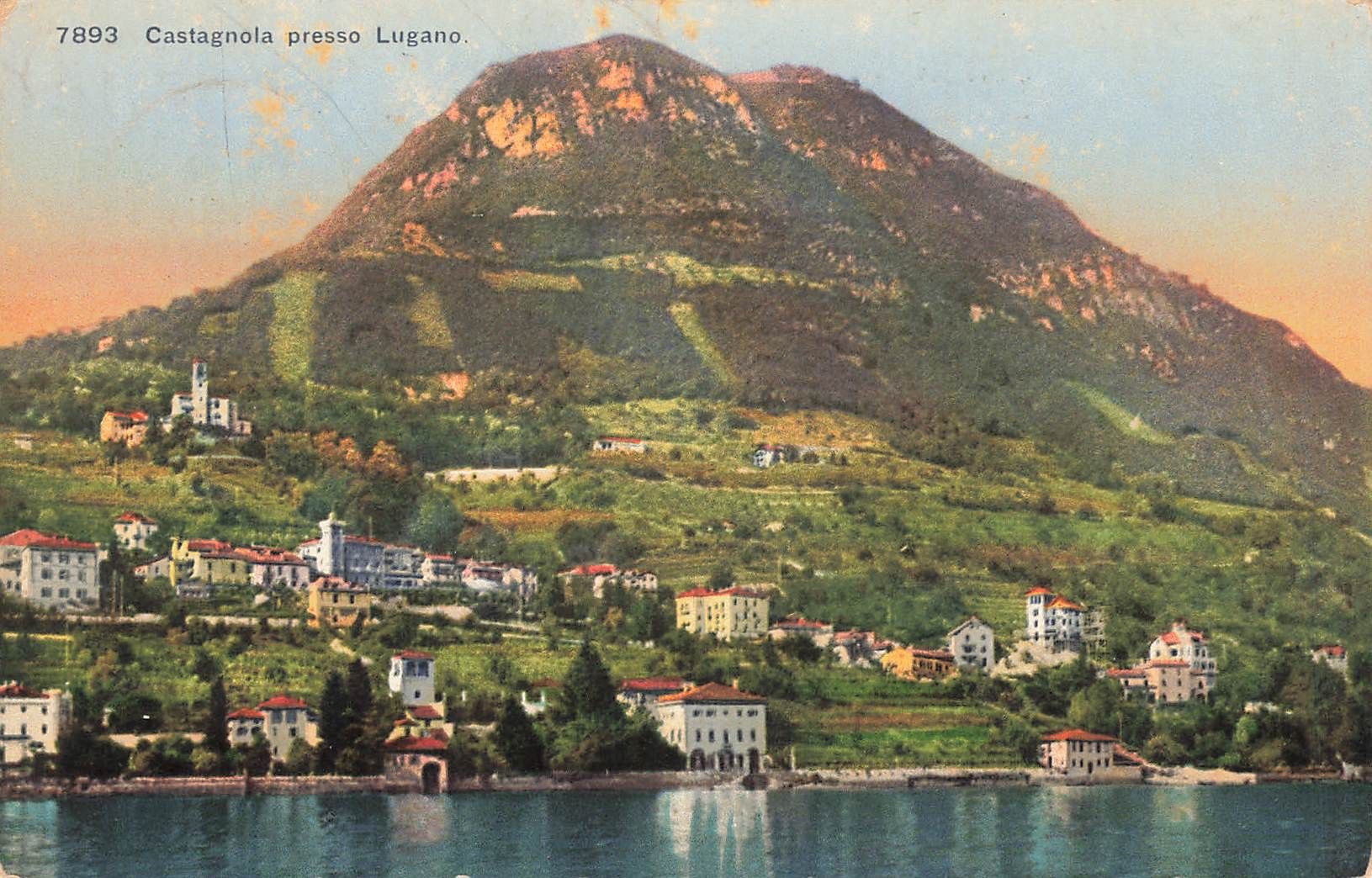 Cartoline postali: Lugano Castagnola – Usato da Biasca venduto da Blenio71
