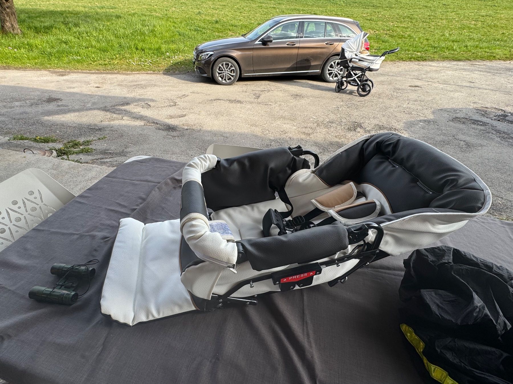Emmaljunga Carrozzine: Emmaljunga kombikinderwagen Leder – Usato da Dürrenäsch venduto da 1kirs 7