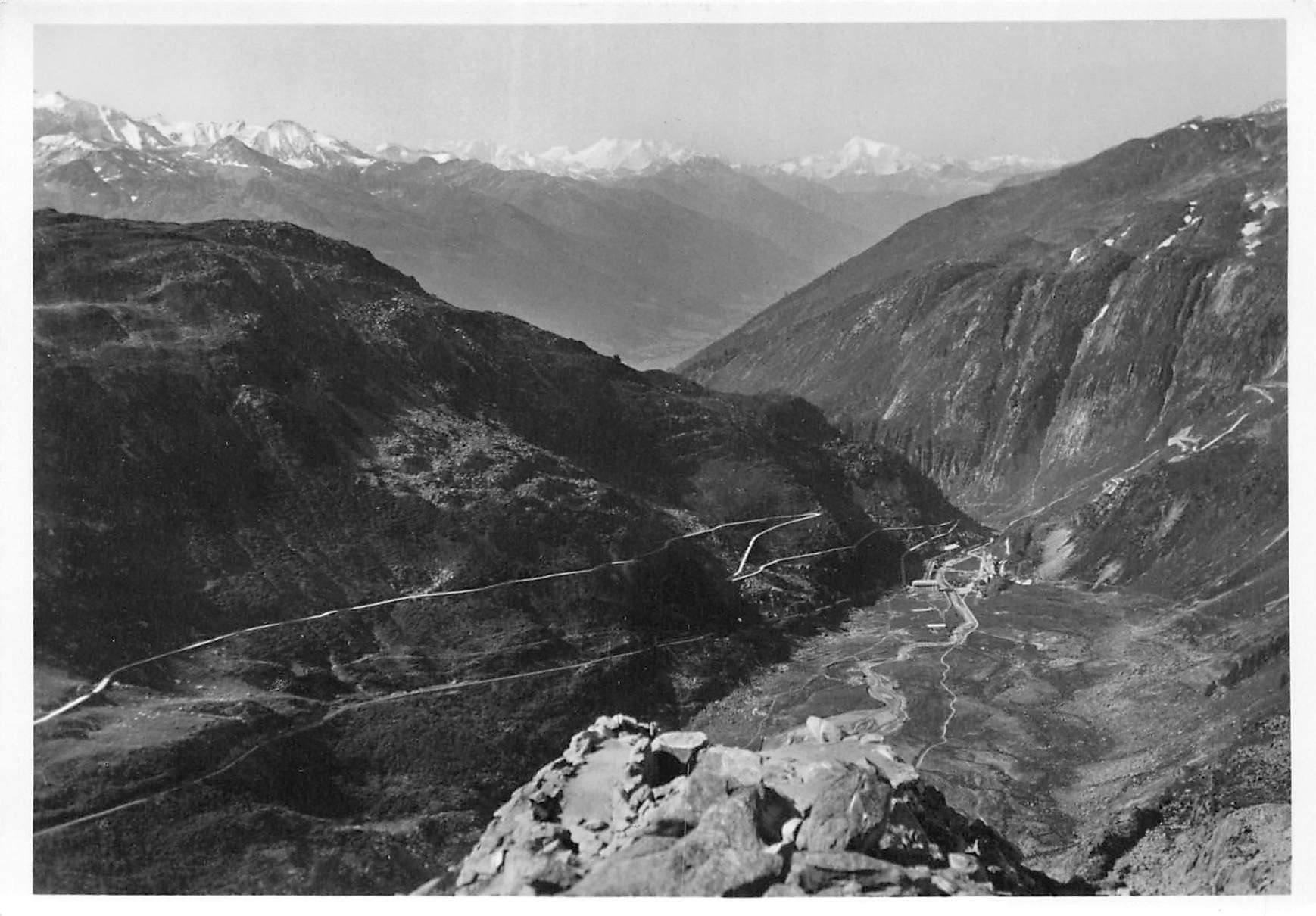 Cartoline postali: 2x Furkastrasse, Griselstrasse, Rhonegletscher – Usato da Ottikon b.Kemptth. venduto da Neptun1974 2