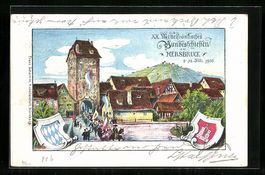 Litho Ganzsache Bayern PP15C81: Hersbruc