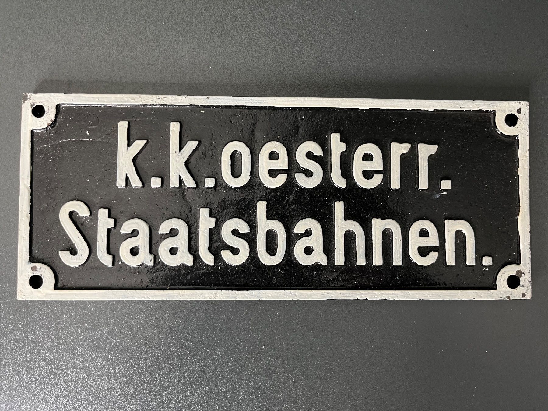 Insegne: Bahn- & Tram-Schilder Sammlung – Usato da Otelfingen venduto da Yossi-68 4