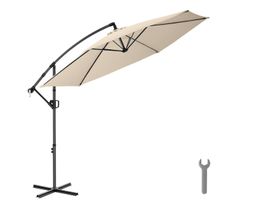 Ampelschirm Artemis 3 x 3 m, 360° drehbar mit Hülle