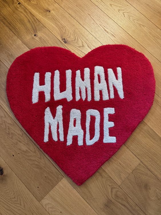 HUMAN MADE Heart Rug (sold out everywhere) (Neu (gemäss Beschreibung ...