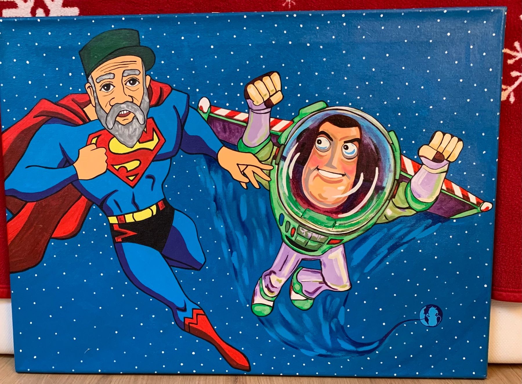 Foto & Immagini: Cuban Pop Art - castro&chavez als Superhelden – Usato da Bern venduto da Artbrokerswitzerland 1