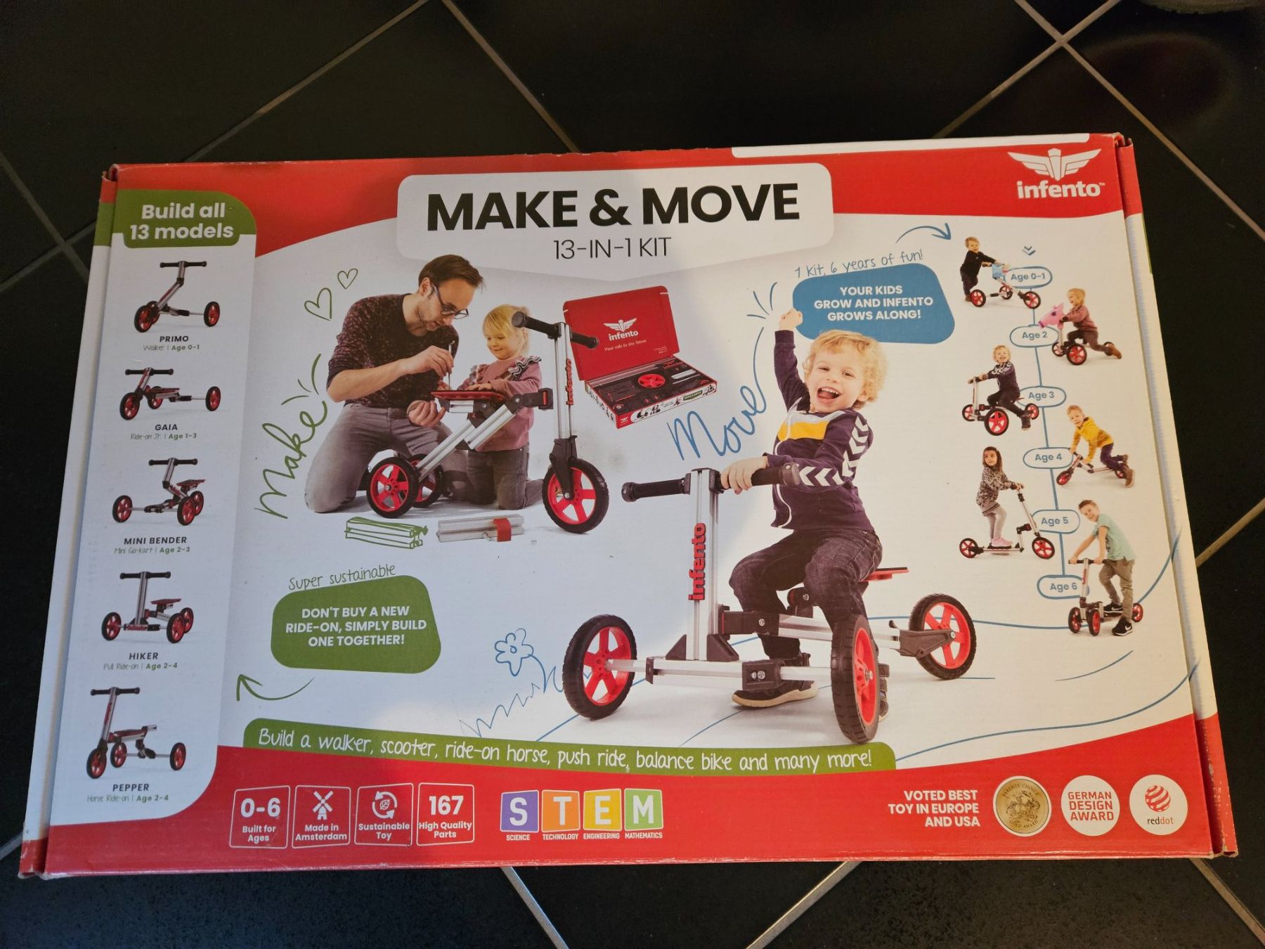 Fahrzeuge für Kinder: Infento Make & Move 13-in-1 Kit – Gebraucht aus Stans von Philhof 1