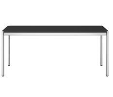 USM Haller Tisch Schwarz, 175 x 100 cm