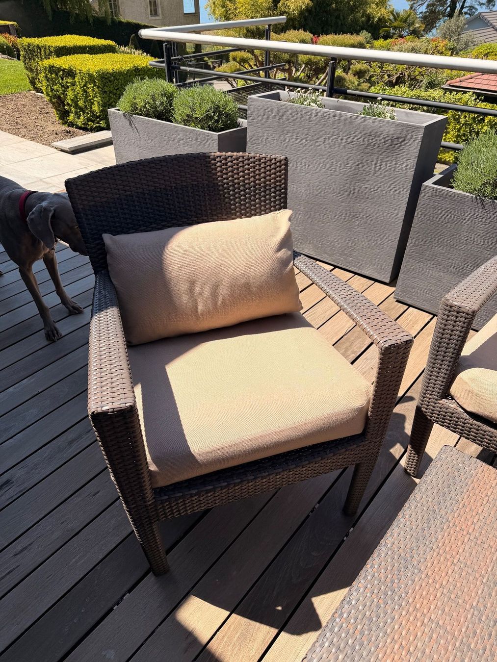 Dedon Set di tavolo e panche: Ensemble de jardin DEDON – Usato da Verbier venduto da vin_v97f 4