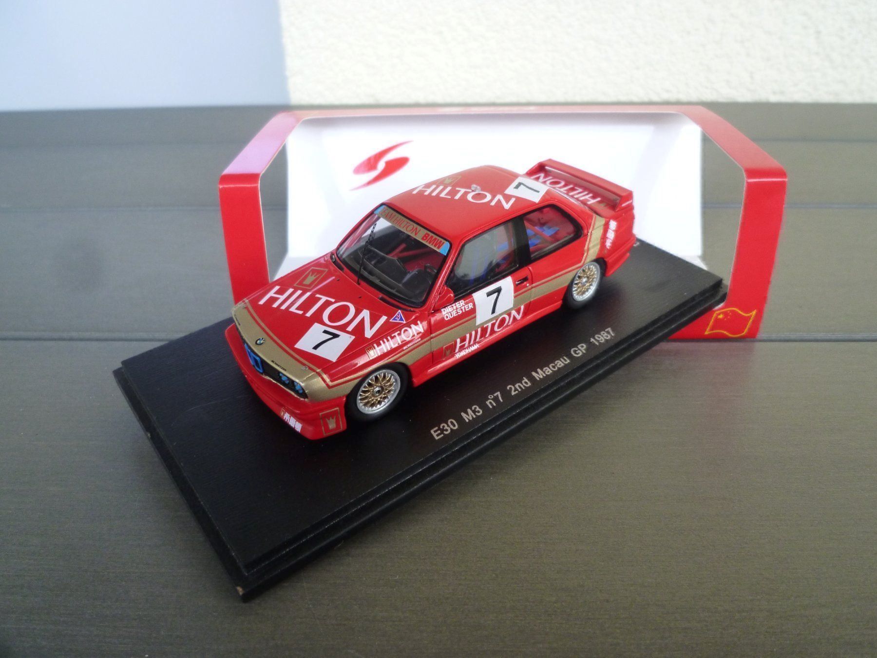 Modellautos: BMW M3 (E30) (Macau GP 1987) – Neu und originalverpackt aus Flawil von Imperiosud