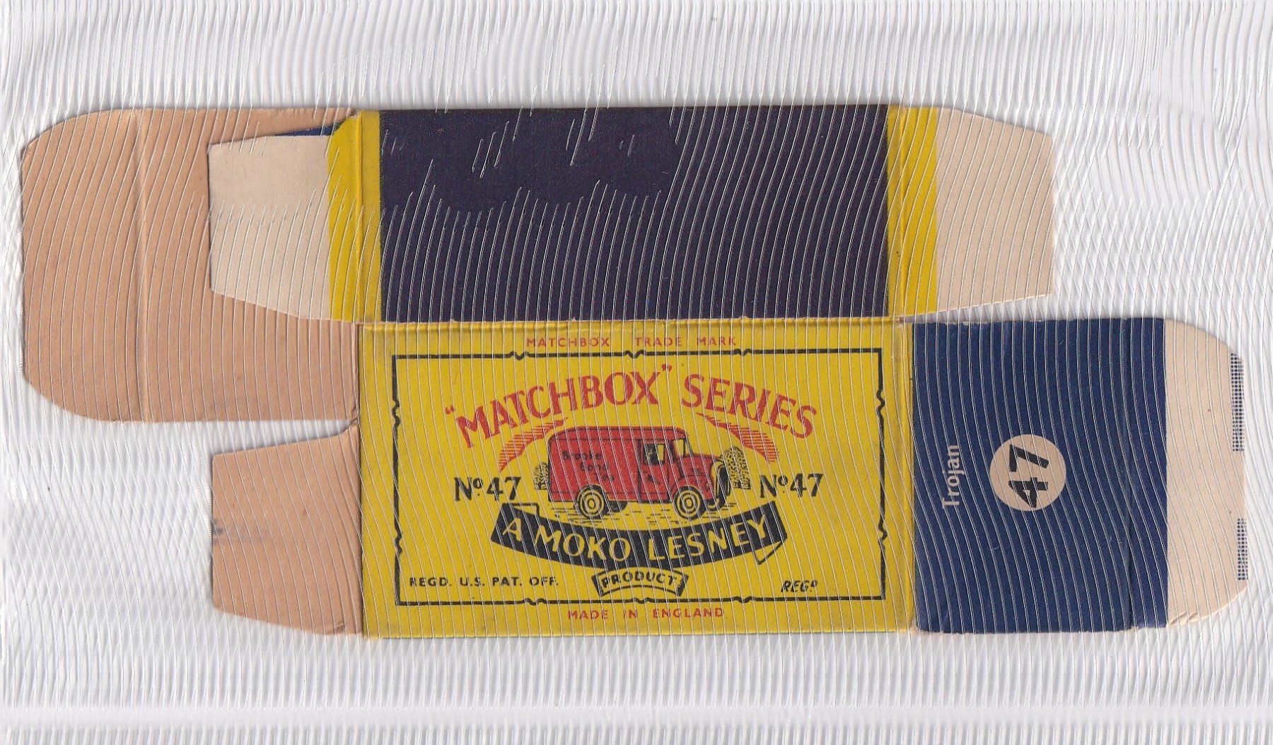 Matchbox Modellini d'auto: Matchbox Lesney 47A Trojan Van OVP – Usato da Zofingen venduto da Trukli58 7