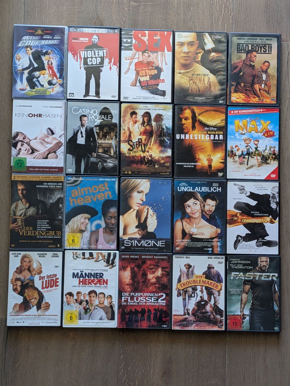 Alle DVDs: DVD Sammlung (80 DVDs) – Gebraucht aus Port von gecotom 2