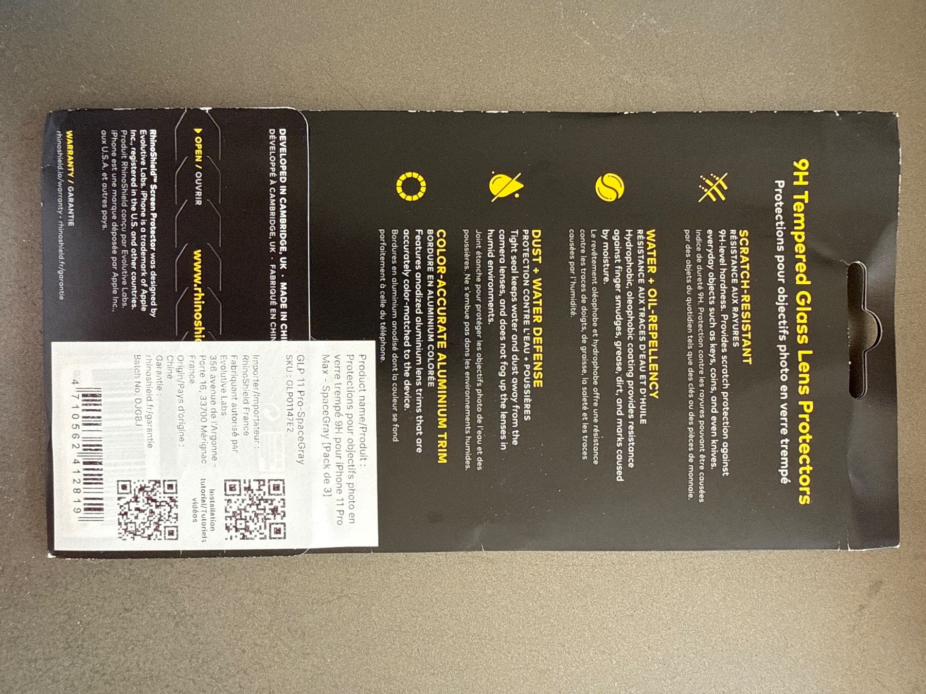 Ritocchi & pellicole di protezione: Protections objectifs verre trempé iPhone 11 Pro/  Pro Max – Nuovo (secondo la descrizione) da Orbe venduto da Elio11 1