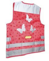 Wowow Sicherheitsweste / Leuchtweste für Kinder / Pink Gr. M