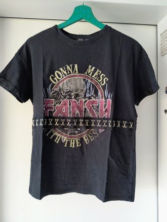 T-Shirt Schwarz Grösse XS Damen 