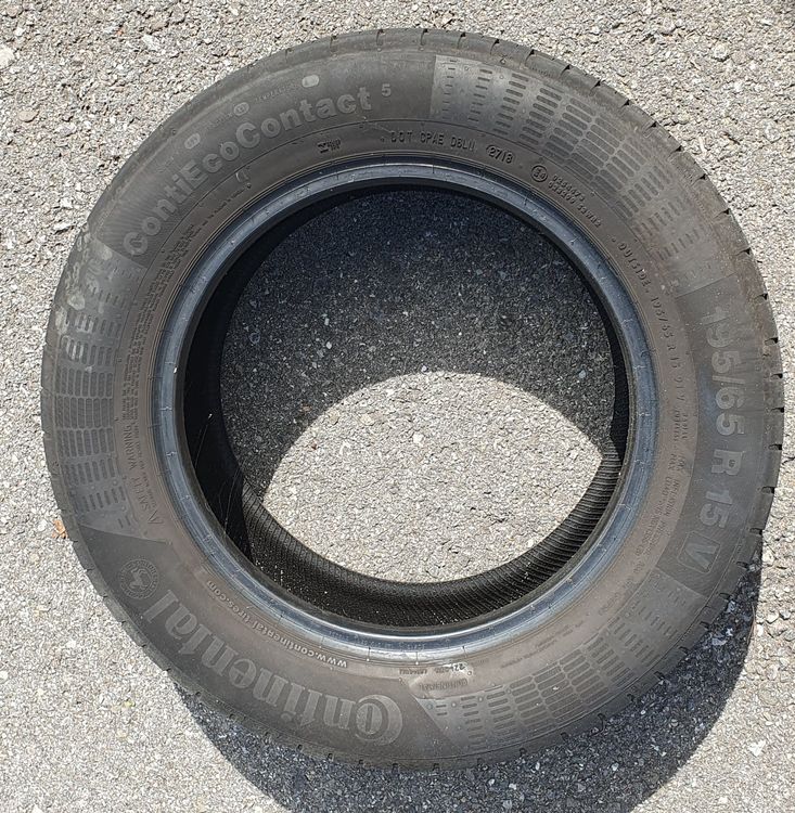 Pneu été Yokohama 195/65 R15 91V - Compatible VW Golf, BMW Série 3, Qualité Route Et Confort