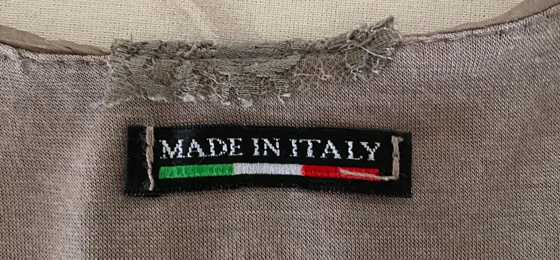 Tuniche: Tunika in Taupe, Seide, Gr. One Size – Usato da Zürich venduto da Maria2021 3