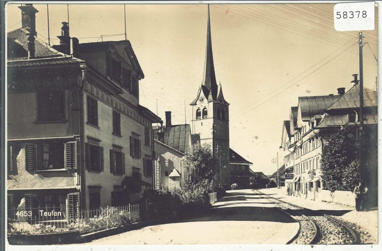 Cartoline postali: Teufen - Dorfstrasse – Usato da Ettingen venduto da Kartenplanet