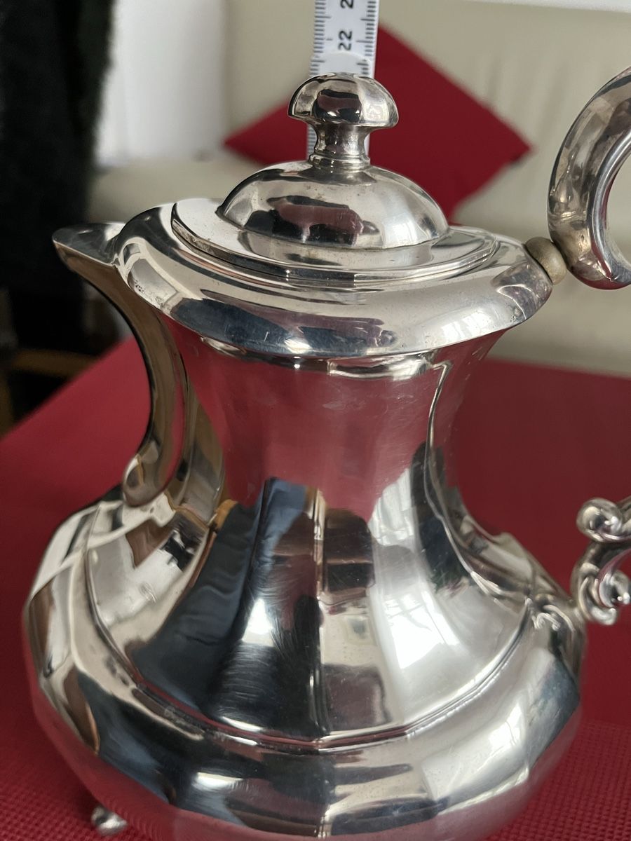 Teiere: alte Kanne Tee Kaffe 800 Silber 825g – Usato da Muri b. Bern venduto da Sugimoto 3