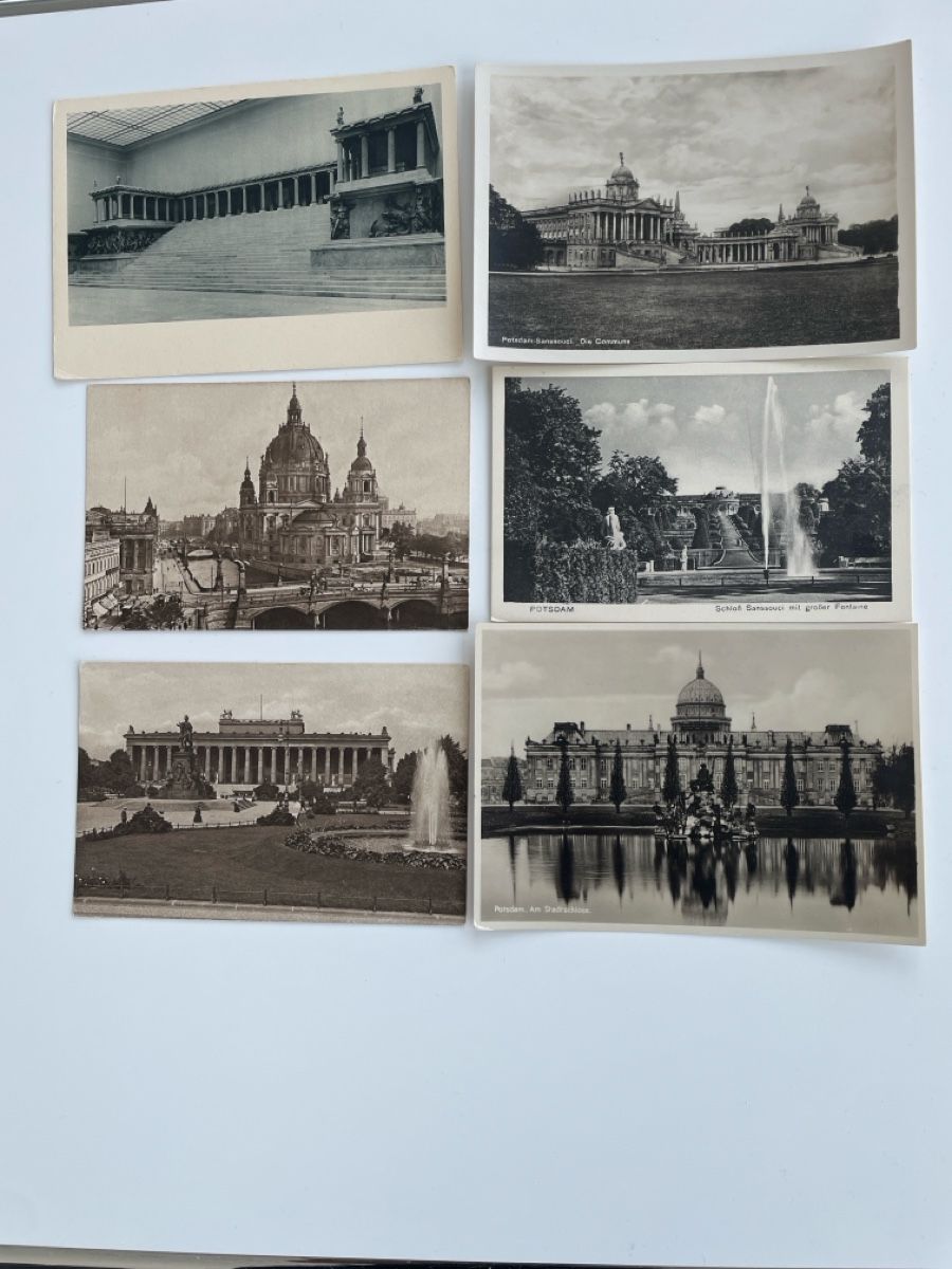 Ansichtskarten: 9  antike Postkarten Berlin etc. 1930 Jahre  – Gebraucht aus Thalwil von rasko008 2