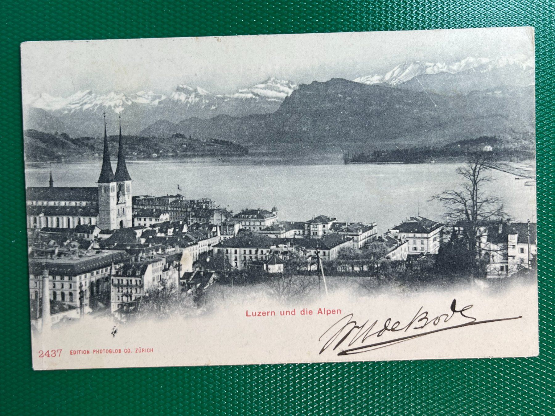 Cartoline postali: Luzern und die Alpen – Usato da Steg VS venduto da _vinci_
