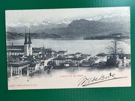 Luzern und die Alpen
