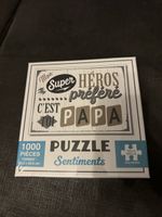 Puzzle 1000 pièces neuf - Super Héros Papa - Idée Cadeau!