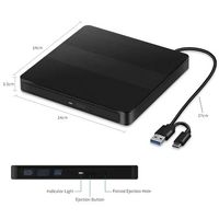 Externes CD/DVD-Laufwerk & Brenner (USB 3.0 / USB-C)