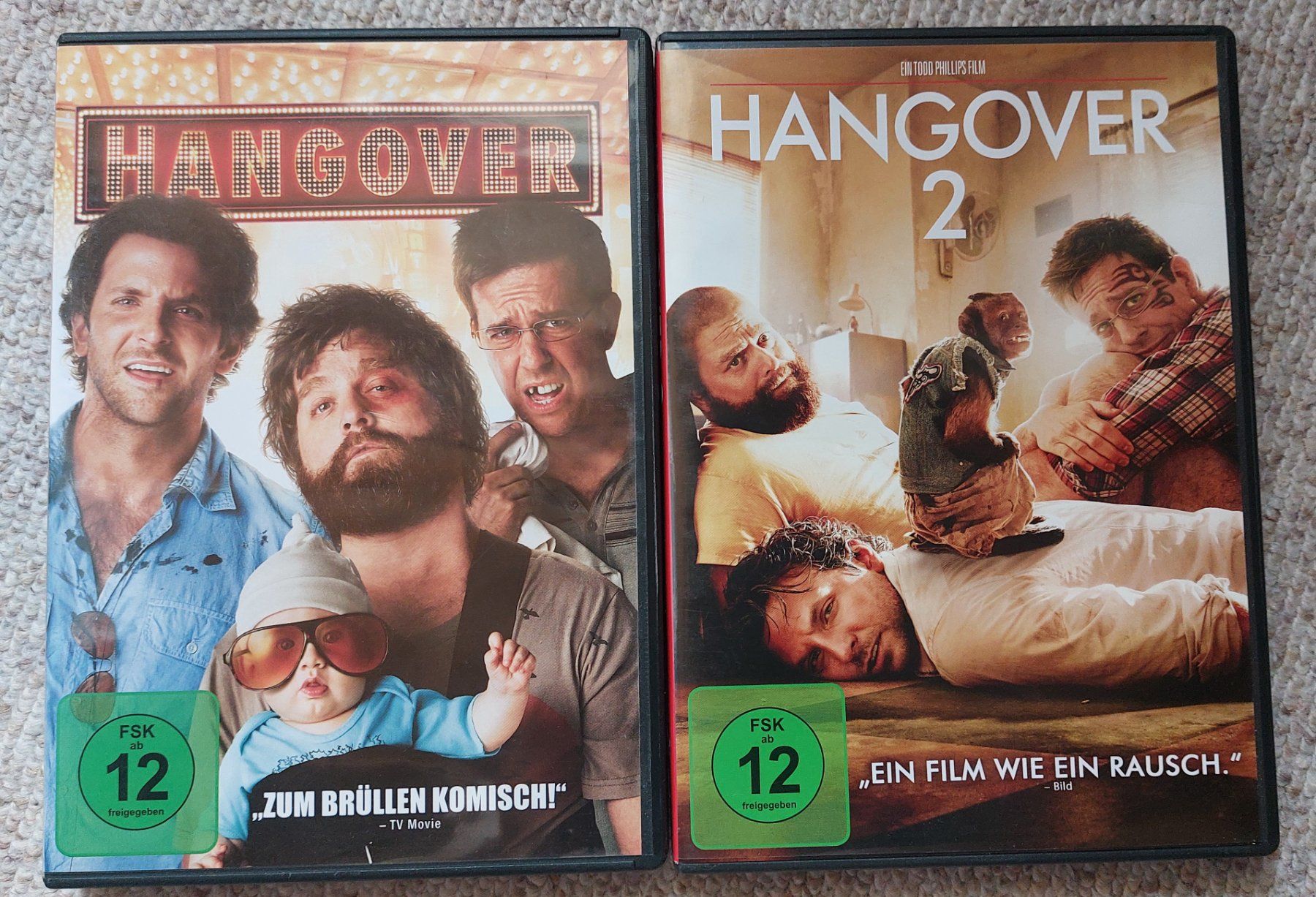 Tutti i DVDs: Hangover 1 + 2 DVD – Usato da Illnau venduto da Buechermaus