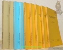 Versants. Nos 1 à 9, complets des neuf premiers numéros. Rev