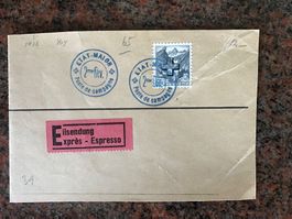 1938, Freimarken mit Aufdruck. 36y