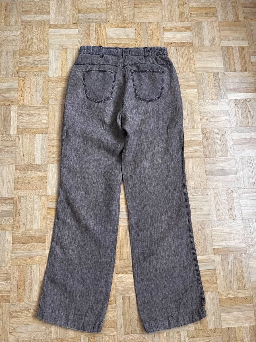 Brax Pantaloni: Brax Hose Raphaela Pro Form Slim Leinen braun Grösse 36 – Usato da Steinen venduto da DorisR0102 4