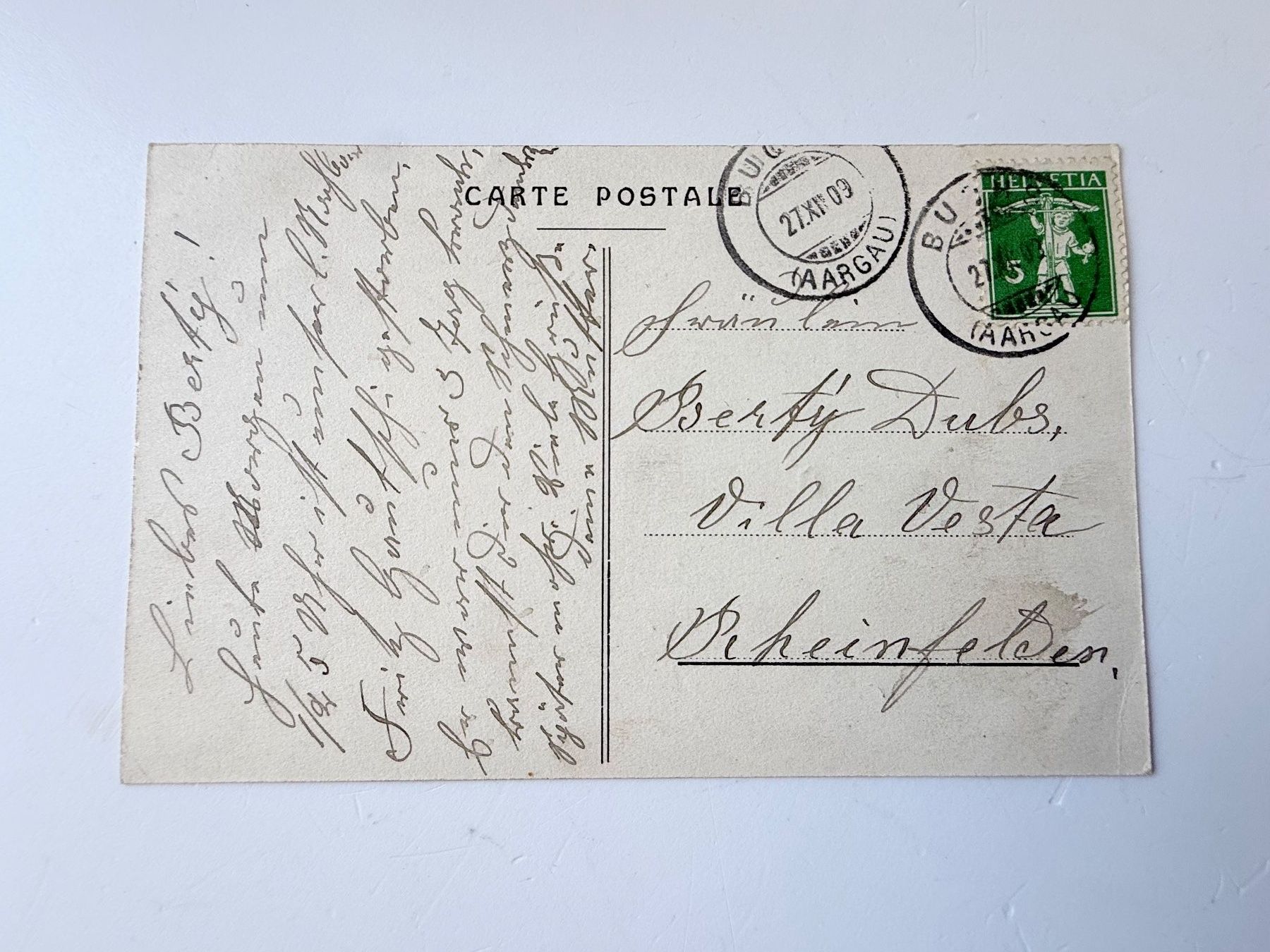 Cartoline postali: AK Buchs bei Aarau Kt. Aargau – Usato da Zwingen venduto da moje1 1