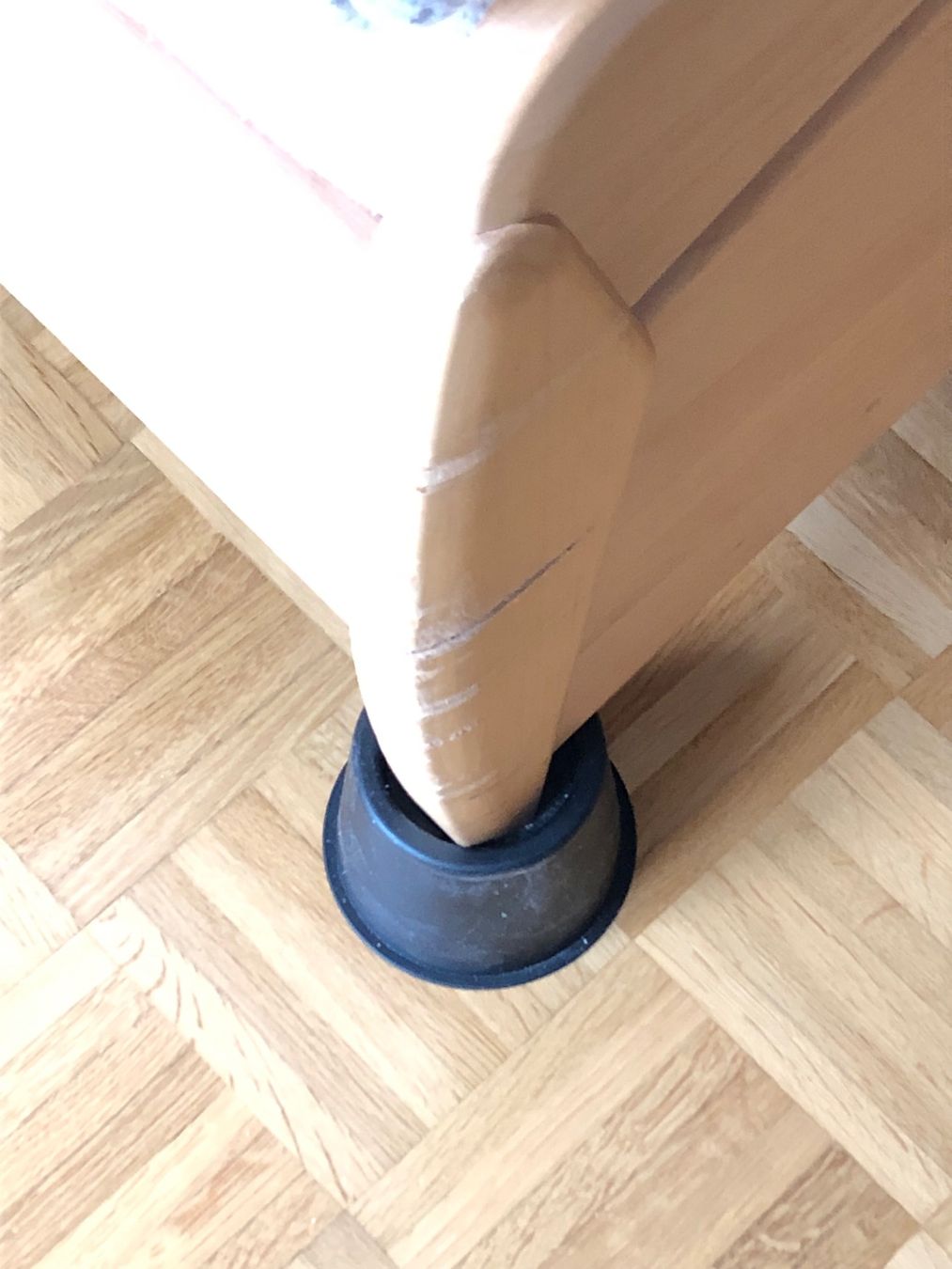 Letti: Doppelbett mit Nachttischchen Holz – Usato da Erlen venduto da astra2013 6