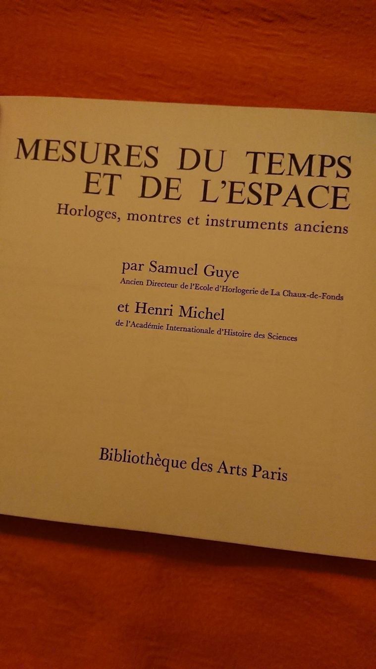 Libri: Mesures du Temps et de l'Espace – Usato da Cortaillod venduto da signep 4