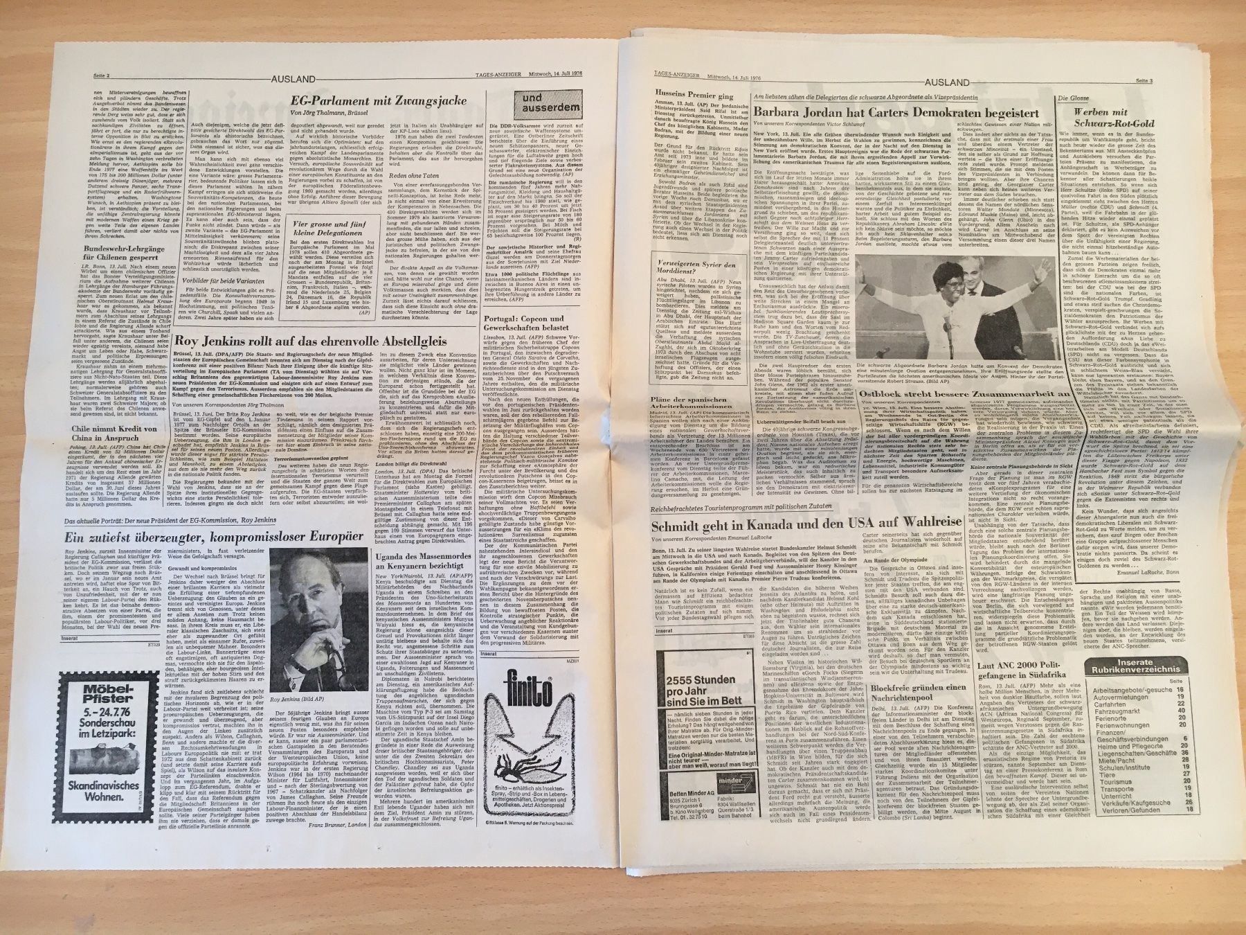 Zeitschriften & Magazine: Tagesanzeiger vom 14. Juli 1976 – Gebraucht aus Luzern von Jiggy_8898 1