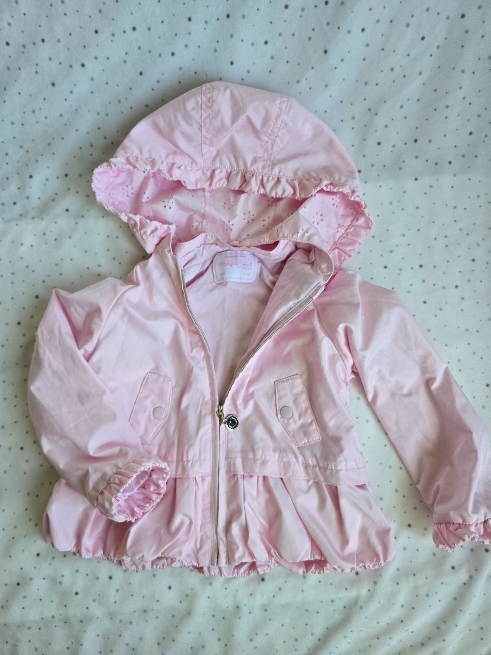 Giacche & Cappotti: Mayoral Leichtes rosa Mädchen Jacke Gr. 80 – Usato da Cham venduto da chr_2b5g