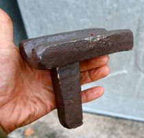 alter geschmiedeter Amboss-Einsatz / Amboss-Horn 12 x 8cm