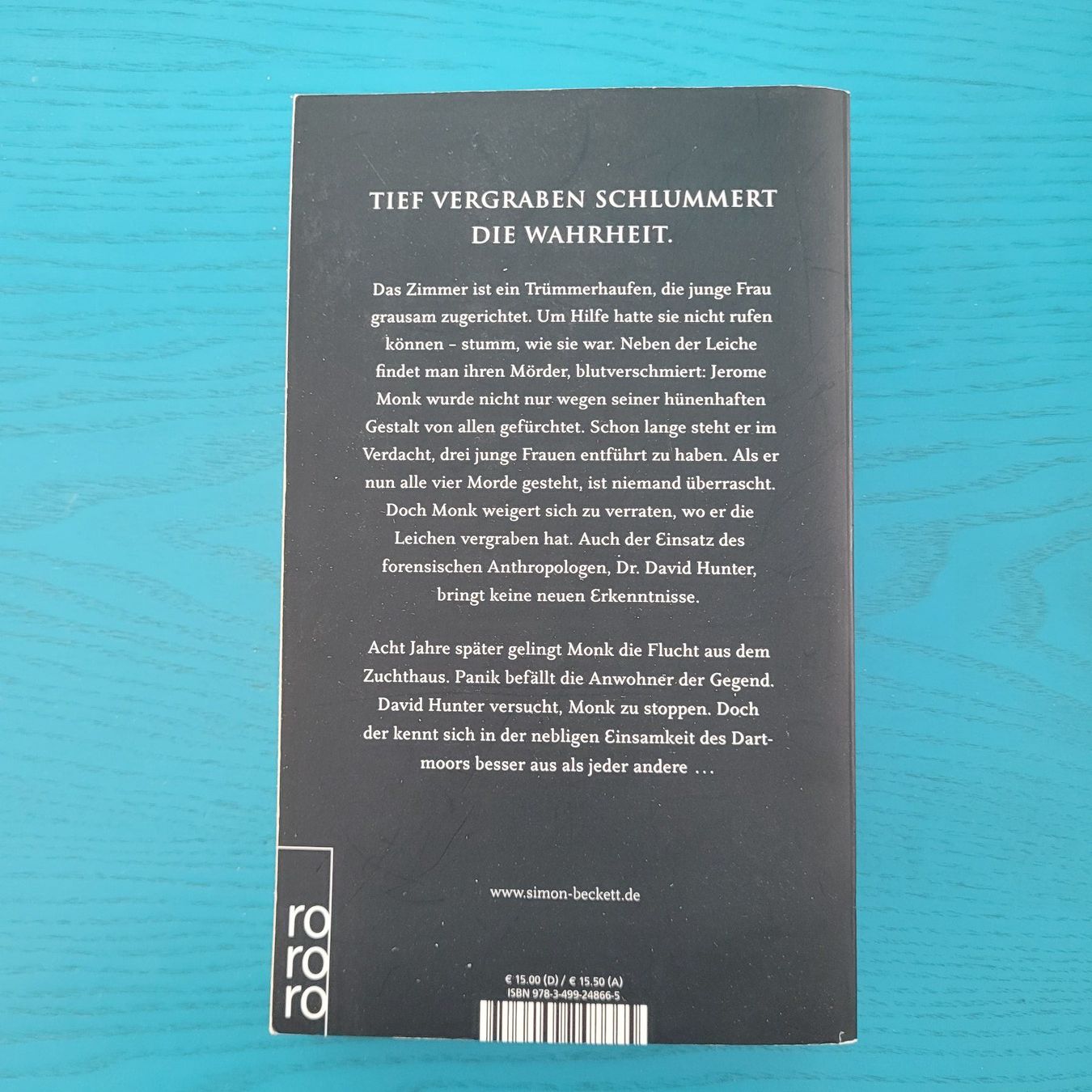 Libri: Simon Beckett- Verwesung / Thriller – Usato da SCHÜBELBACH venduto da CoKaHa 1