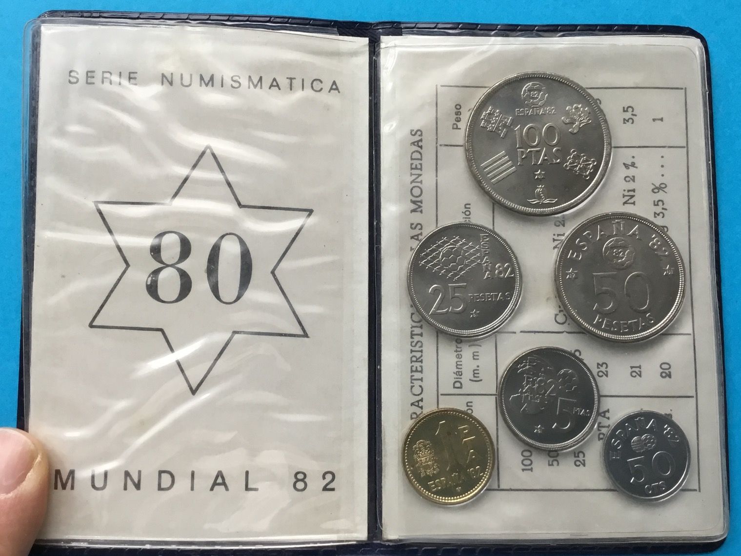 Alle Münzen: Münzsatz Spanien MUNDIAL 82 – Neu und originalverpackt aus St. Margrethen SG von alfapeugeot10 1