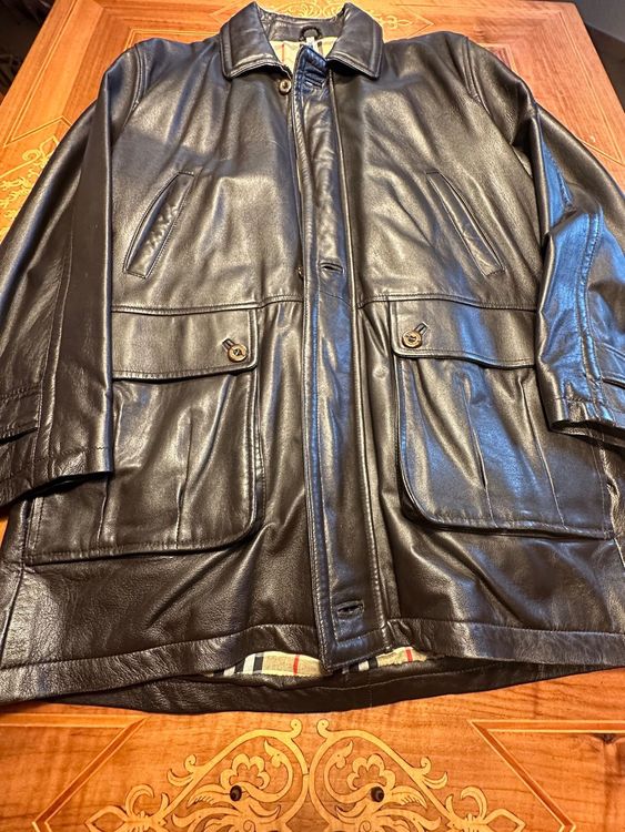 burberry lederjacke herren