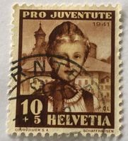 PRO JUVENTUTE  BRIEFMARKEN GESTEMPELT   