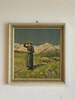 2 Segantini-Drucke Mittag in den Alpen