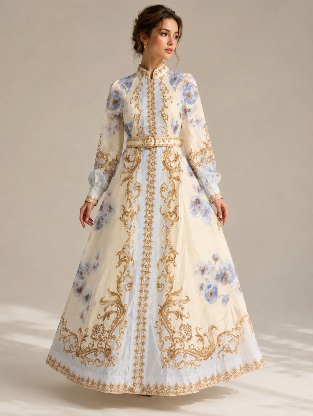 Vestiti: Linen Blend Elegant Maxi Dress – Nuovo (secondo la descrizione) da St.Josefen venduto da lop_lh8d 1